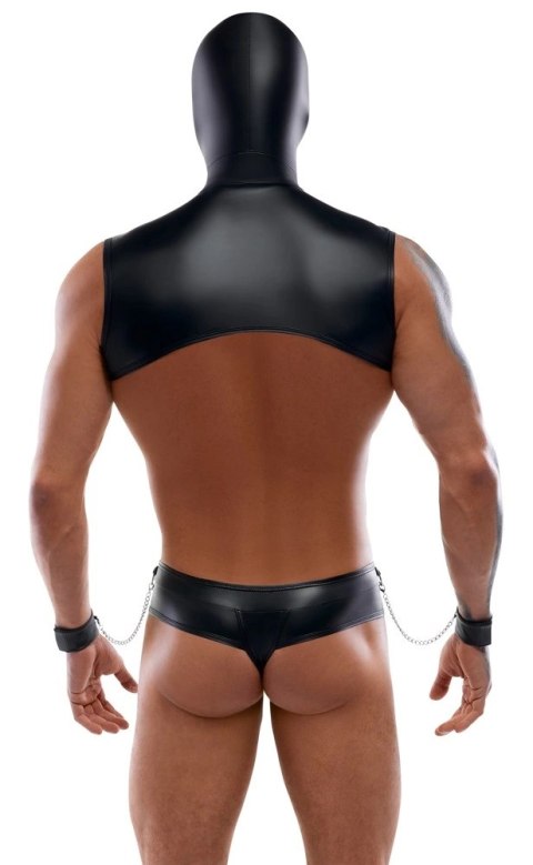 Svenjoyment Bondage zestaw 2-częściowy matowy czarny L z akcesoriami Svenjoyment Bondage zestaw 2-częściowy matowy czarny L z akcesoriami