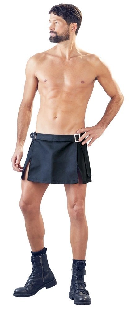 Svenjoyment Gladiator Czarne Spodenico-Spodnica Męska S/M z Kieszeniami Svenjoyment Gladiator Czarne Spodenico-Spodnica Męska S/M z Kieszeniami