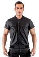 Svenjoyment Koszula Męska 2XL Matowa Czarna z Kieszeniami