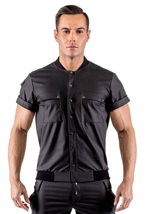 Svenjoyment Koszula Męska 2XL Matowa Czarna z Kieszeniami Svenjoyment Koszula Męska 2XL Matowa Czarna z Kieszeniami