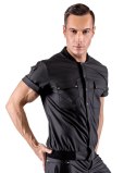 Svenjoyment Koszula Męska 2XL Matowa Czarna z Kieszeniami