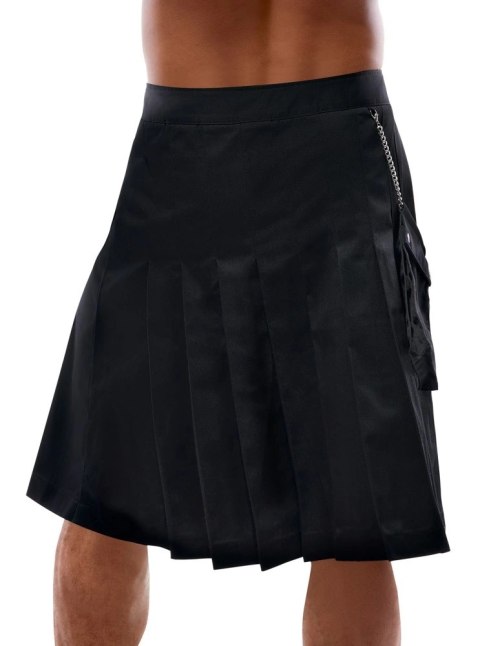 Svenjoyment Spodnica Męska Kilt XL Czarna z Odpinaną Kieszenią Svenjoyment Spodnica Męska Kilt XL Czarna z Odpinaną Kieszenią