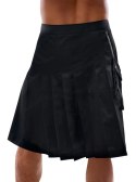 Svenjoyment Spodnica męska kilt z odpinaną kieszenią czarna 2XL