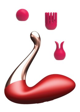 AURORA™ Smart Swan 9X – Stymulator z Wymiennymi Końcówkami | 9 Trybów | Sterowanie przez Aplikację | USB Rechargeable