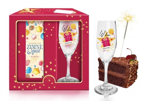 URODZINOWA STARS MAGENTA- zestaw
kieliszek do szampana + zimne ognie- W
dniu urodzin URODZINOWA STARS MAGENTA- zestaw
kieliszek do szampana + zimne ognie- W
dniu urodzin