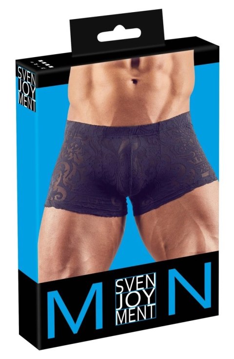 Svenjoyment Bokserki Mesh Czarny M Aksamitny Wzor Elastyczne Svenjoyment Bokserki Mesh Czarny M Aksamitny Wzor Elastyczne