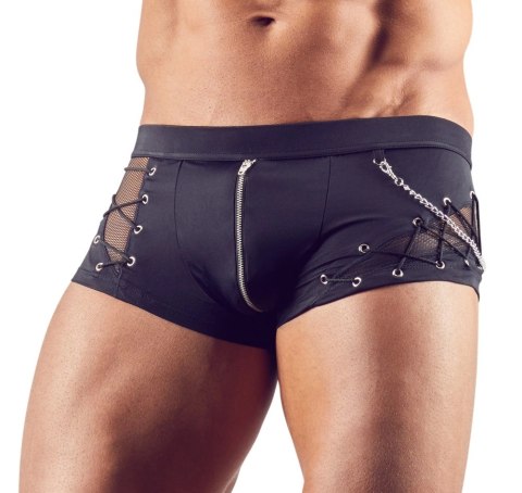 Svenjoyment Bokserki Męskie 2XL Czarny Łańcuszek Zamek Przod Svenjoyment Bokserki Męskie 2XL Czarny Łańcuszek Zamek Przod