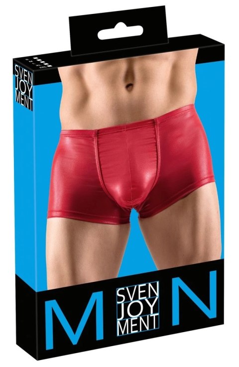 Svenjoyment Bokserki Męskie Czerwone Połysk Push-up L Svenjoyment Bokserki Męskie Czerwone Połysk Push-up L