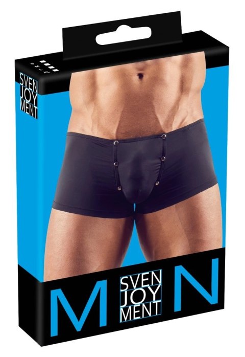 Svenjoyment Bokserki Męskie XL Czarny Model z Odpinaną Kieszonką Svenjoyment Bokserki Męskie XL Czarny Model z Odpinaną Kieszonką