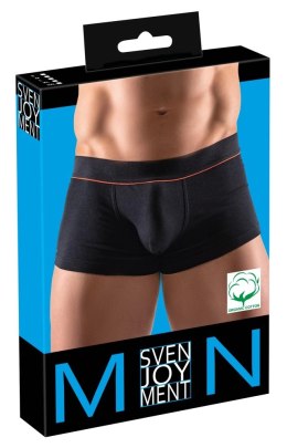 Svenjoyment Bokserki Męskie XL Czarny z Czerwonym Paskiem Oeko-Tex