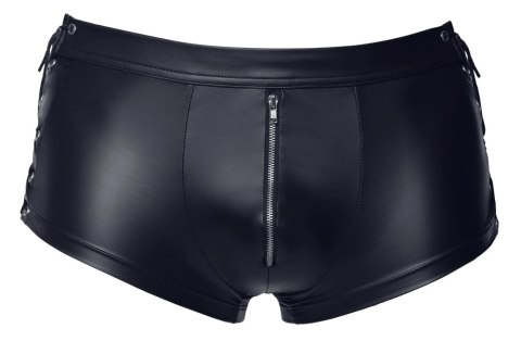 Svenjoyment Bokserki Męskie Matowe Sznurki Suwak Model S Czarny Svenjoyment Bokserki Męskie Matowe Sznurki Suwak Model S Czarny