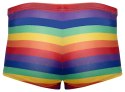 Svenjoyment Bokserki Męskie Rainbow Stripes M - miękki elastyczny materiał