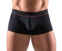 Svenjoyment Bokserki Męskie S Czarny z Czerwonym Paskiem Organic Cotton