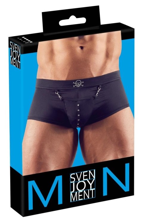 Svenjoyment Bokserki męskie XL czarne z kieszenią i karabińczykiem Svenjoyment Bokserki męskie XL czarne z kieszenią i karabińczykiem