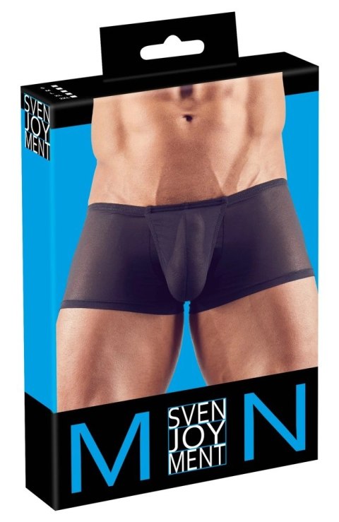 Svenjoyment Bokserki męskie S czarne połprzezroczyste z anatomicznym profilowaniem Svenjoyment Bokserki męskie S czarne połprzezroczyste z anatomicznym profilowaniem