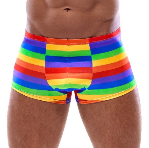 Svenjoyment Bokserki męskie tęczowe paski 2XL elastyczne komfort Svenjoyment Bokserki męskie tęczowe paski 2XL elastyczne komfort