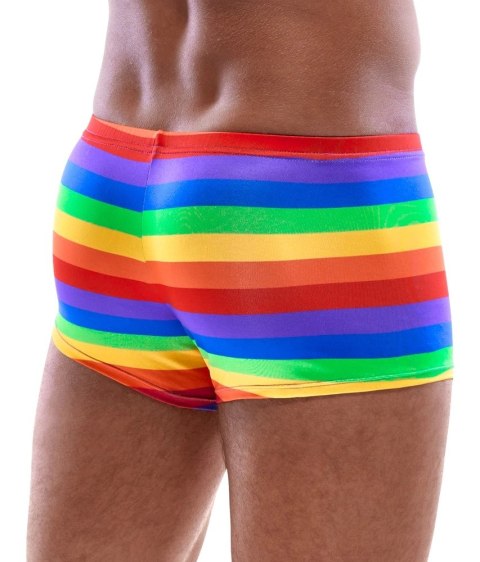 Svenjoyment Bokserki męskie tęczowe paski 2XL elastyczne komfort Svenjoyment Bokserki męskie tęczowe paski 2XL elastyczne komfort