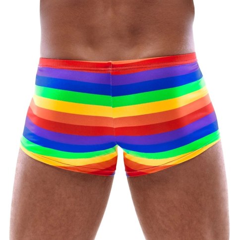 Svenjoyment Bokserki męskie tęczowe paski 2XL elastyczne komfort Svenjoyment Bokserki męskie tęczowe paski 2XL elastyczne komfort