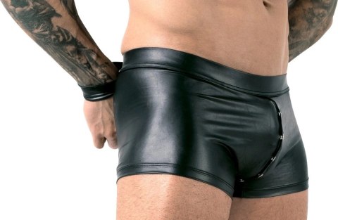 Svenjoyment Bondage Bokserki matowe czarne L z systemem mankietow Svenjoyment Bondage Bokserki matowe czarne L z systemem mankietow