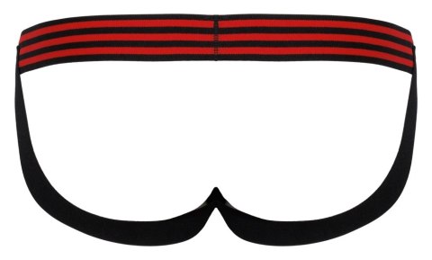 Svenjoyment Jockstrap męski S/M czarno-czerwony neoprenowy design Svenjoyment Jockstrap męski S/M czarno-czerwony neoprenowy design