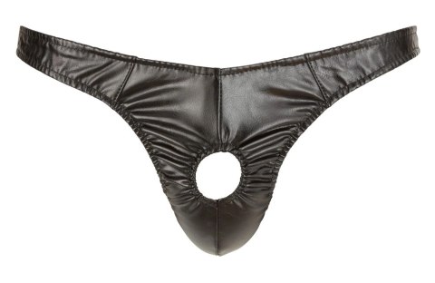 Svenjoyment Męskie Stringi Rio Czarny Połysk 2XL Otwor Przod Svenjoyment Męskie Stringi Rio Czarny Połysk 2XL Otwor Przod