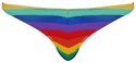 Svenjoyment Stringi Męskie Rainbow Comfort XL Kolorowe Paski