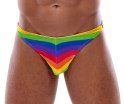 Svenjoyment Stringi Męskie Rainbow Komfortowe M