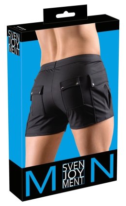Svenjoyment Szorty męskie 2XL czarne z dużymi kieszeniami matowe