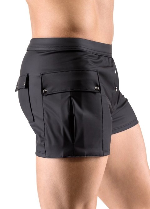 Svenjoyment Szorty męskie 2XL czarne z dużymi kieszeniami matowe Svenjoyment Szorty męskie 2XL czarne z dużymi kieszeniami matowe