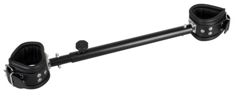 ZADO Czarna regulowana rozporka z mankietami na nogi, skora, 35-60 cm ZADO Czarna regulowana rozporka z mankietami na nogi, skora, 35-60 cm