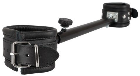 ZADO Czarna regulowana rozporka z mankietami na nogi, skora, 35-60 cm ZADO Czarna regulowana rozporka z mankietami na nogi, skora, 35-60 cm