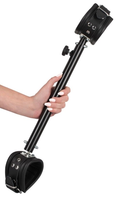 ZADO Czarna regulowana rozporka z mankietami na nogi, skora, 35-60 cm ZADO Czarna regulowana rozporka z mankietami na nogi, skora, 35-60 cm