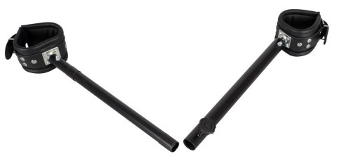 ZADO Czarna regulowana rozporka z mankietami na nogi, skora, 35-60 cm ZADO Czarna regulowana rozporka z mankietami na nogi, skora, 35-60 cm