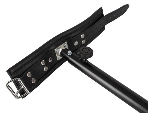 ZADO Czarna regulowana rozporka z mankietami na nogi, skora, 35-60 cm ZADO Czarna regulowana rozporka z mankietami na nogi, skora, 35-60 cm