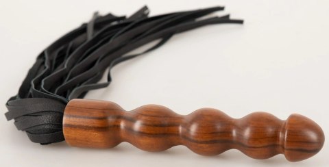 ZADO Flogger Skorzany z Drewnianą Rączką 60 cm - Model Premium ZADO Flogger Skorzany z Drewnianą Rączką 60 cm - Model Premium