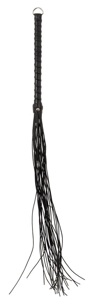 ZADO Flogger Skorzany z Rączką i Zawieszką Czarny 70 cm ZADO Flogger Skorzany z Rączką i Zawieszką Czarny 70 cm