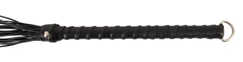 ZADO Flogger Skorzany z Rączką i Zawieszką Czarny 70 cm ZADO Flogger Skorzany z Rączką i Zawieszką Czarny 70 cm