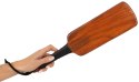 ZADO Paddle drewniana z uchwytem skorzanym 40 cm