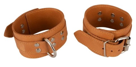 ZADO Skorzane Kajdanki Brązowe - Dwuwarstwowe, Regulowane 17-24 cm ZADO Skorzane Kajdanki Brązowe - Dwuwarstwowe, Regulowane 17-24 cm