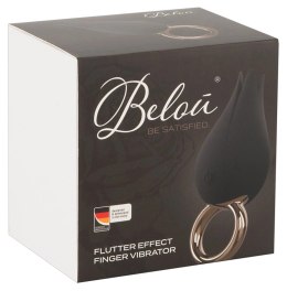 Belou Finger Vibe czarno-złoty - precyzyjny model na palec, 7 trybow