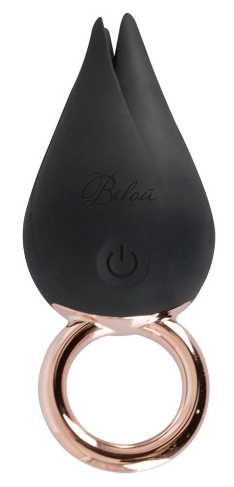 Belou Finger Vibe czarno-złoty - precyzyjny model na palec, 7 trybow Belou Finger Vibe czarno-złoty - precyzyjny model na palec, 7 trybow
