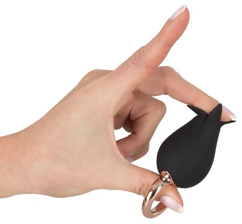 Belou Finger Vibe czarno-złoty - precyzyjny model na palec, 7 trybow Belou Finger Vibe czarno-złoty - precyzyjny model na palec, 7 trybow