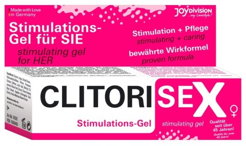 Clitorisex Żel stymulujący dla kobiet 25ml pH optymalne wodny Clitorisex Żel stymulujący dla kobiet 25ml pH optymalne wodny