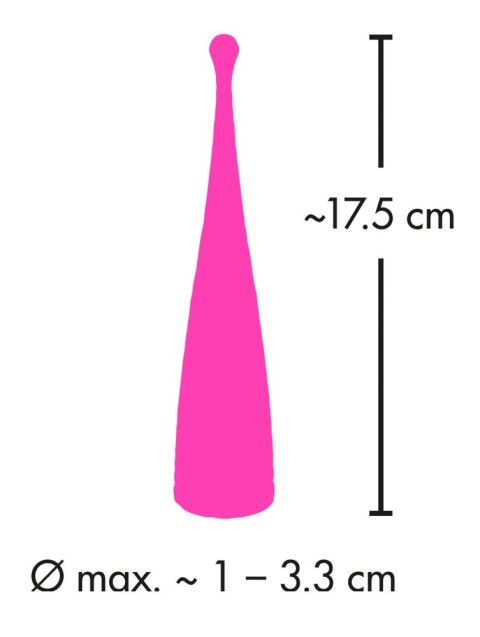 Couples Choice Spot - Wibrator punktowy rożowy, 10 trybow, 17,5 cm Couples Choice Spot - Wibrator punktowy rożowy, 10 trybow, 17,5 cm