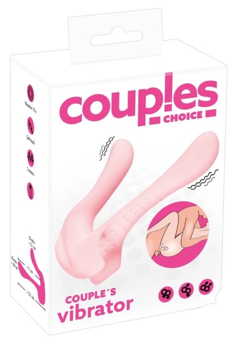 Couples Choice Wibrator Partnerski Rożowy 10 Trybow USB 13,1 cm Couples Choice Wibrator Partnerski Rożowy 10 Trybow USB 13,1 cm