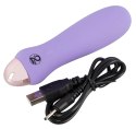 Cuties Mini Wibrator Fioletowy 7 Trybow Kompaktowy USB 12,5 cm