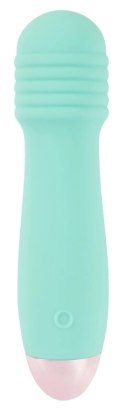 Cuties Zielony Mini Wibrator Rowkowany 7 Trybow Wodoodporny 12,5 cm