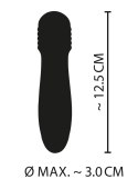 Cuties Zielony Mini Wibrator Rowkowany 7 Trybow Wodoodporny 12,5 cm
