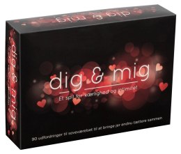 Dig & Mig Gra karciana dla par wersja duńska 90 kart zadań