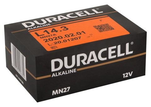 Duracell 27A Bateria alkaliczna 12V 10 sztuk - długotrwała moc Duracell 27A Bateria alkaliczna 12V 10 sztuk - długotrwała moc